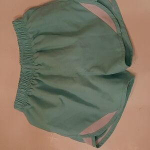 Hind medium 10 12 light blue elastic waist athletic shorts